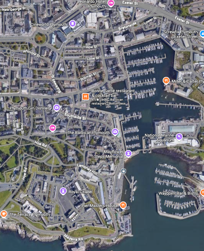Map showing where to find Phase 9 Pilot